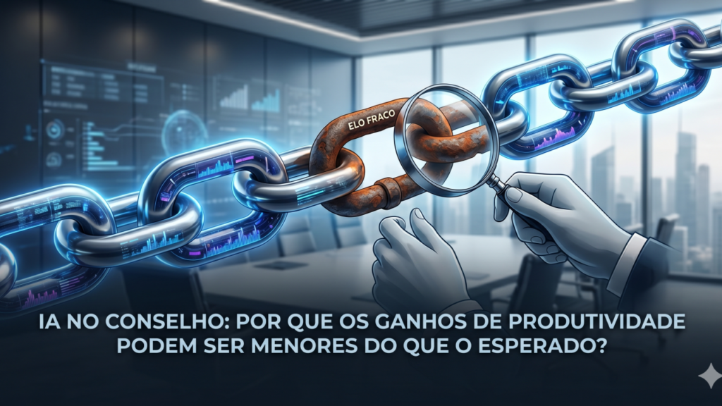 IA no Conselho: por que os ganhos de produtividade podem ser menores do que o esperado? ia no conselho elo fraco